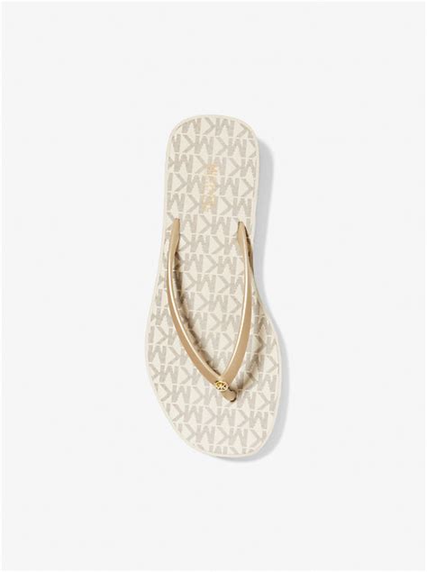 michael kors children's flip flops|Michael kors flip flops + FREE SHIPPING .